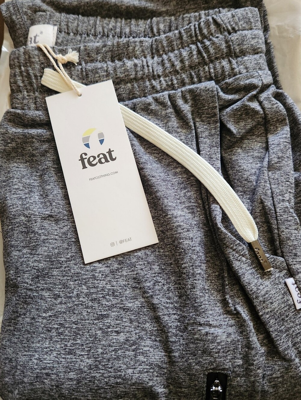 Feat Heather Gray Jogger Bottoms - Gray